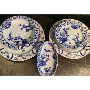 Creil Et Montereau - Important Part Of Earthenware Table Service, Japan Decor