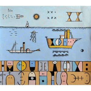 Manuel Pailós (1918 – 2004) “ships (2)”
