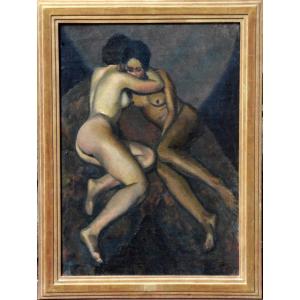 "the Two Friends (1925)" Jean Dreyfus-stern (1890-1969)