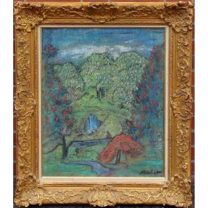 Leo Michelson “paris – Montsouris Park Around 1925”
