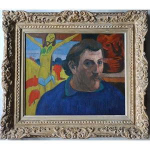 "self-portrait With Yellow Christ."