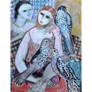 “women With Birds” By Nadine Boeri-vefour.