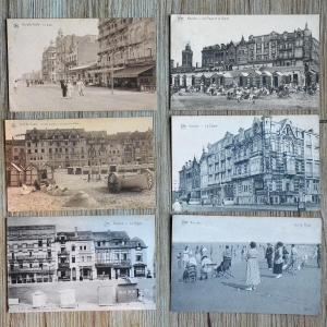 6 Views Of Knokke - Zoute Circa 1920/1930. The Beach-dyke.