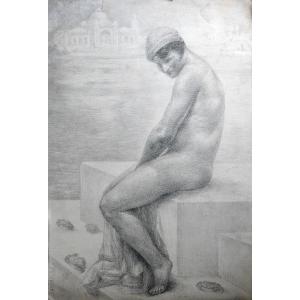 "bather In The East" Georges Geirnaert (1874-1955)