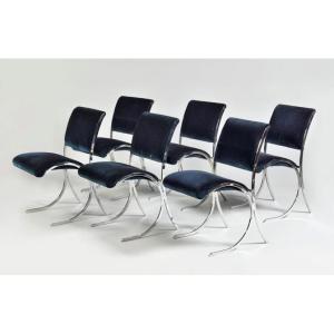 Suite Of Six Chairs From The 1970s