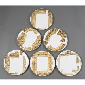 Series Of Six Plates "the Exploded Frames" By Arman