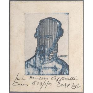 Plaque In Tribute To Robert Palissy By Roger Capron