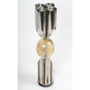 Egg Organ Lamp By Maison Charles, 1970s