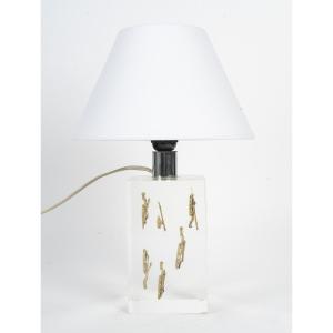 Table Lamp In The Style Of Pierre Giraudon, 1970s