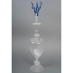 Important Murano Glass Carafe By Martinetti