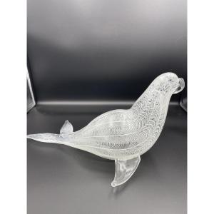 Zoomorphic Sculpture In Murano Glass By Licio Zanetti