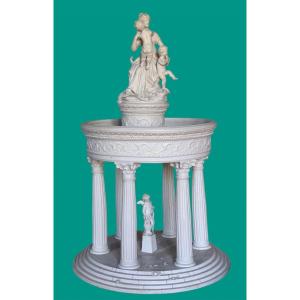 « temple  Of Love » Central Piece Volksaedt-rudolsadt  Manufacture , End XIX Th Cent.