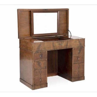 Gentelman’s Desk-dressing Table In Light Mahogany For Handsome Interior