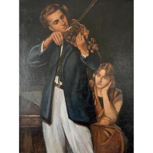 The Violinist By émile Bernard