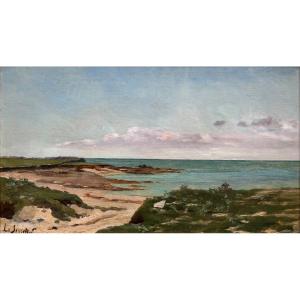 Breton Beach By Gustave Le Sénéchal