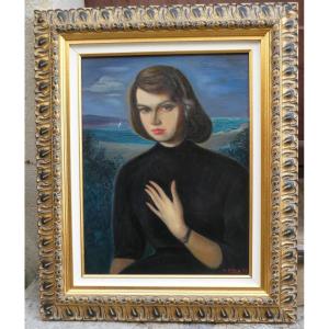 Portrait By Antoine Serra 1908-1995