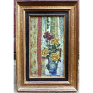 The Bouquet Of Flowers By Pierre Anfosso 1928-2004