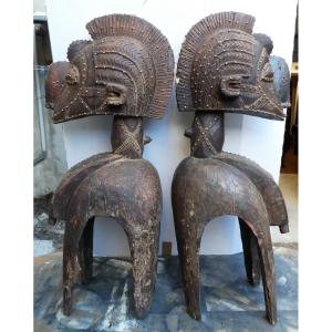 Pair Of Nimba - Baga From Guinea