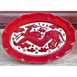 Art-deco Ceramic Roger Mequinion 1905-1985