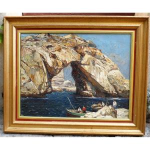 Natural Bridge By Gustave Vidal 1895-1966