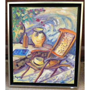 Summer Garden By Gérard Fagard 1938-2021