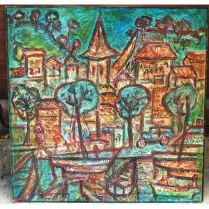 l'Estaque By Edmond Duplan 1910-1994