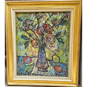 Flowers Of The Fields By Edmond Duplan 1910-1994