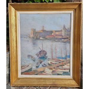 Port Of Marseille By Jean De Tchorlou