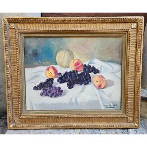 First Grapes By Costanzo Waldemaro Figlinesi 1912-1991