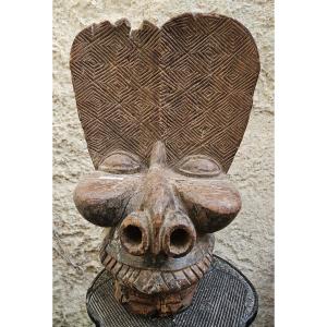 Bacham Crest Mask From Cameroon