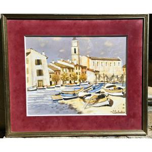 Martigues By Eugène Baboulene 1905-1994