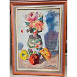 Luminous Bouquet By José Mange 1866-1935