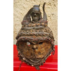 Janus Helmet Mask Mgbedike Igbo Nigeria