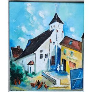 The Bell Tower Of Fublaines En Brie By Lilly Steiner