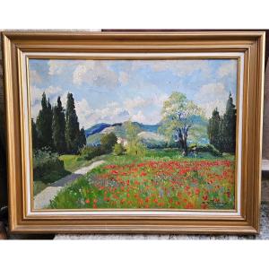 Poppies By Waldemaro Costanzo Figlinesi