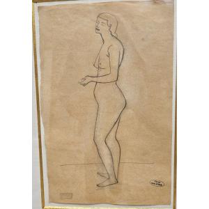 Standing Nude By André Derain 1880-1954