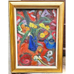 The Blue Pot By Antoine Ferrari 1910 - 1995