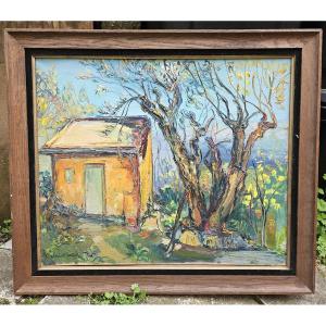 The Cabin - The Olive Tree By Gabriel Belot 1882-1962