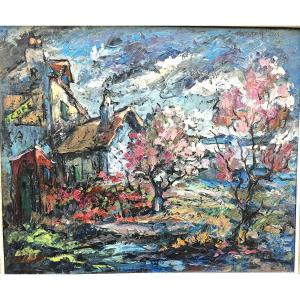 Almond Trees By Tim Vagh