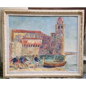 Collioure By Laszlo Barta 1902-1961