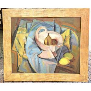Cubist Painting By André Rageade 1890-1978