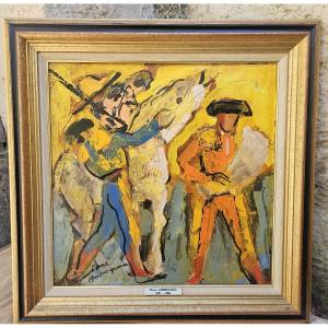 Bullfighter By Pierre Ambrogiani 1907-1985