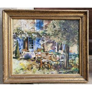 The Garden By Vernet Bonfort 1934-2017