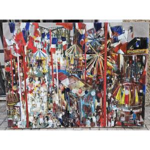 The Funfair By Robert Vernet Bonfort 1934-2017