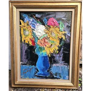 Bouquet By Pierre Ambrogiani 1907-1985