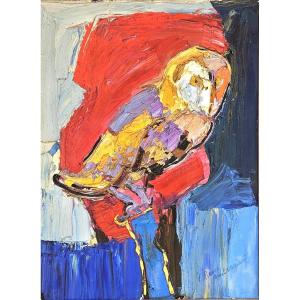 Owl By Pierre Ambrogiani 1907-1985