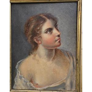 Portrait Of A Young Woman, 19th Century