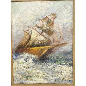 The Storm By Noël Canepa 1885-1965