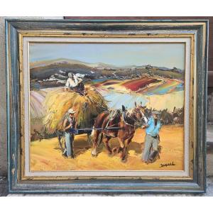 Hay Harvest By Jequel