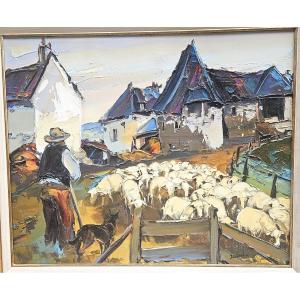 Pastoral Scene By Christian Jequel
